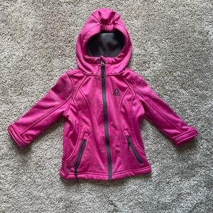 Reebok Toddler girls winter ski jacket winter coat soft pink size 2T